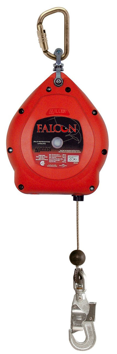 Miller Falcon 30 Ft. Galvanized Self-Retracting Wire Rope Lifeline MP30G-Z7/30FT