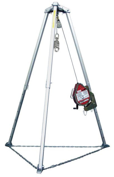 Miller Complete Confined Space Entry and Rescue Systems w/9 ft. Tripod - 50ft-130ft