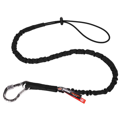 Ergodyne Squids 3100 Tool Lanyard - Carabiner and Cinch Loop - 10lbs - Extended - Single