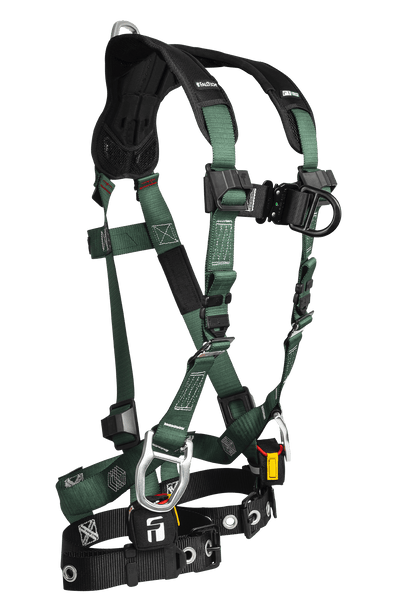 FallTech FT-1910 4D Climbing Non-Belted Harness - Tongue Buckle Leg Adjustment - 19104D