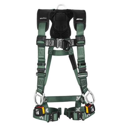 FallTech FT-1910 4D Climbing Non-Belted Harness - Quick-Connect Leg Adjustment - 19104DQC