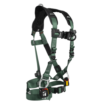 FallTech FT-1910 4D Climbing Non-Belted Harness - Quick-Connect Leg Adjustment - 19104DQCLX - Large/XL