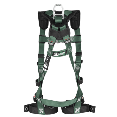 FallTech FT-1910 1D Standard Non-Belted Harness - Tongue Buckle Leg Adjustment - 1910
