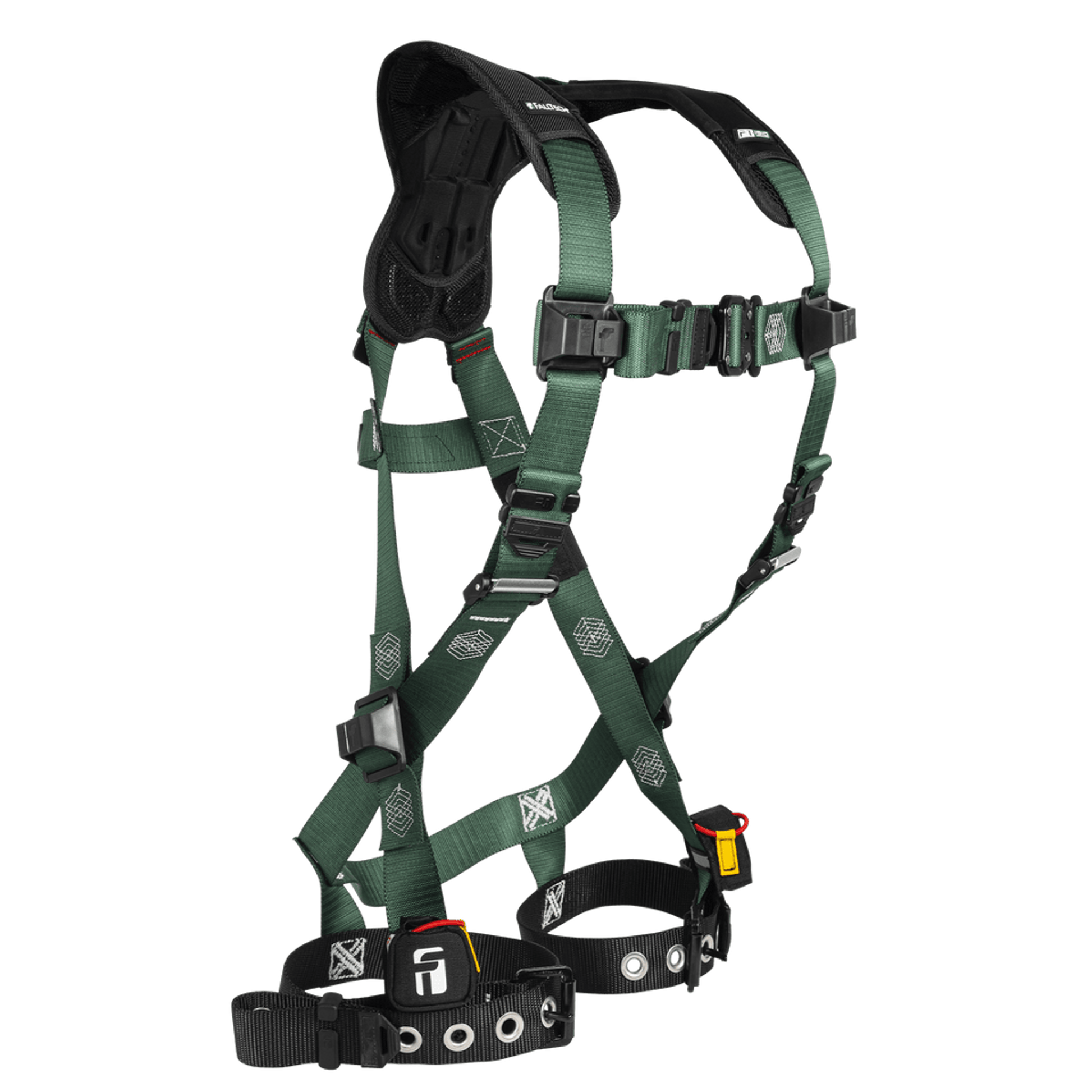 FallTech FT-1910 1D Standard Non-Belted Harness - Tongue Buckle Leg Adjustment - 19102X3X - 2X/3X