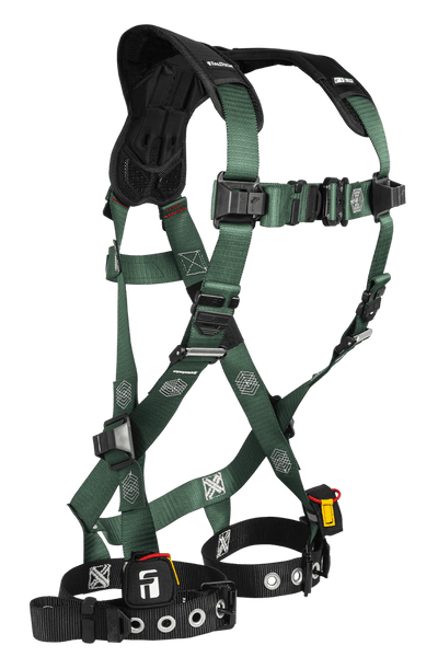 FallTech FT-1910 1D Standard Non-Belted Harness - Tongue Buckle Leg Adjustment - 1910