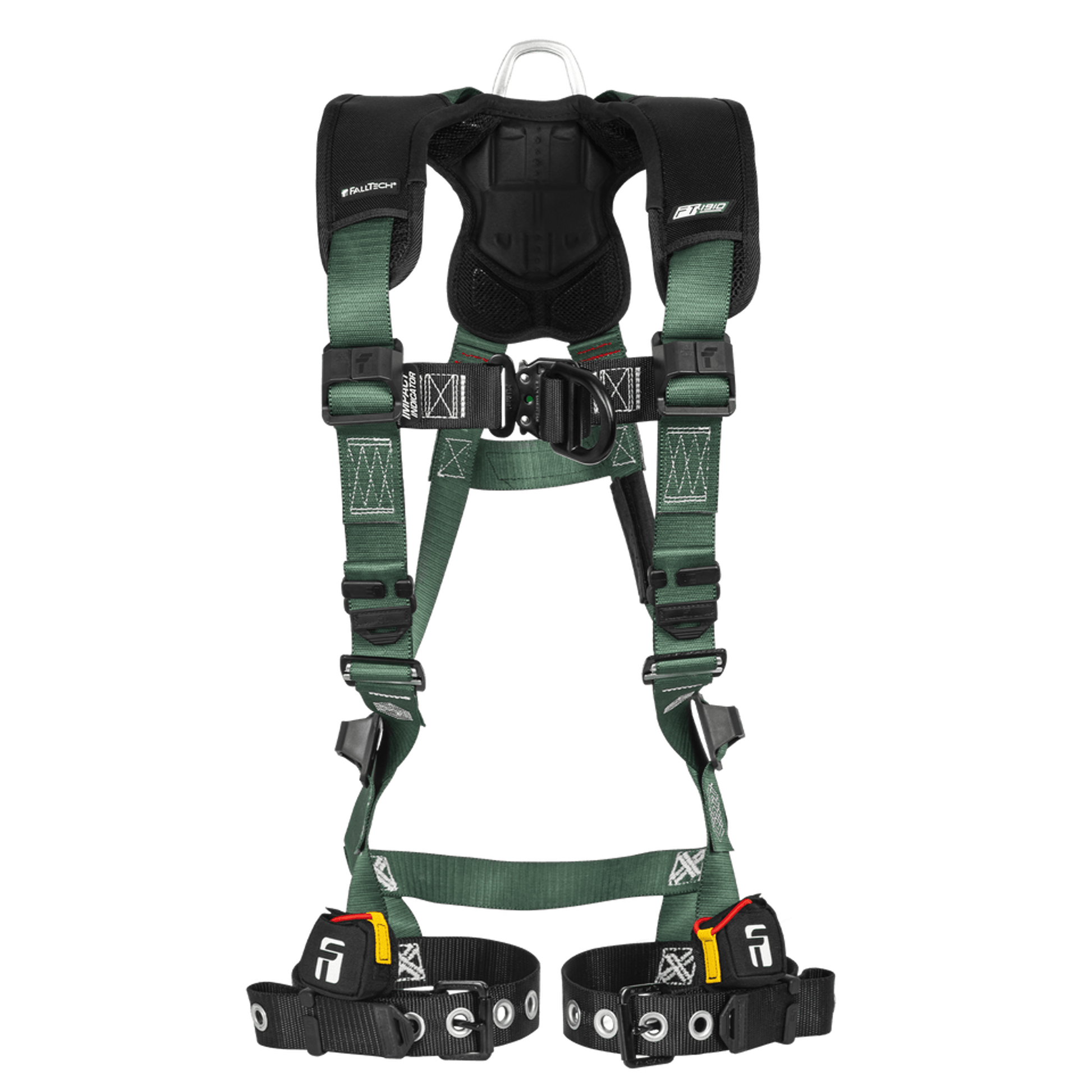 FallTech FT-1910 2D Climbing Non-Belted Harness - Tongue Buckle Leg Adjustment - 1910FD