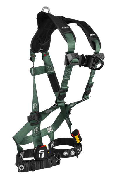 FallTech FT-1910 2D Climbing Non-Belted Harness - Tongue Buckle Leg Adjustment - 1910FD