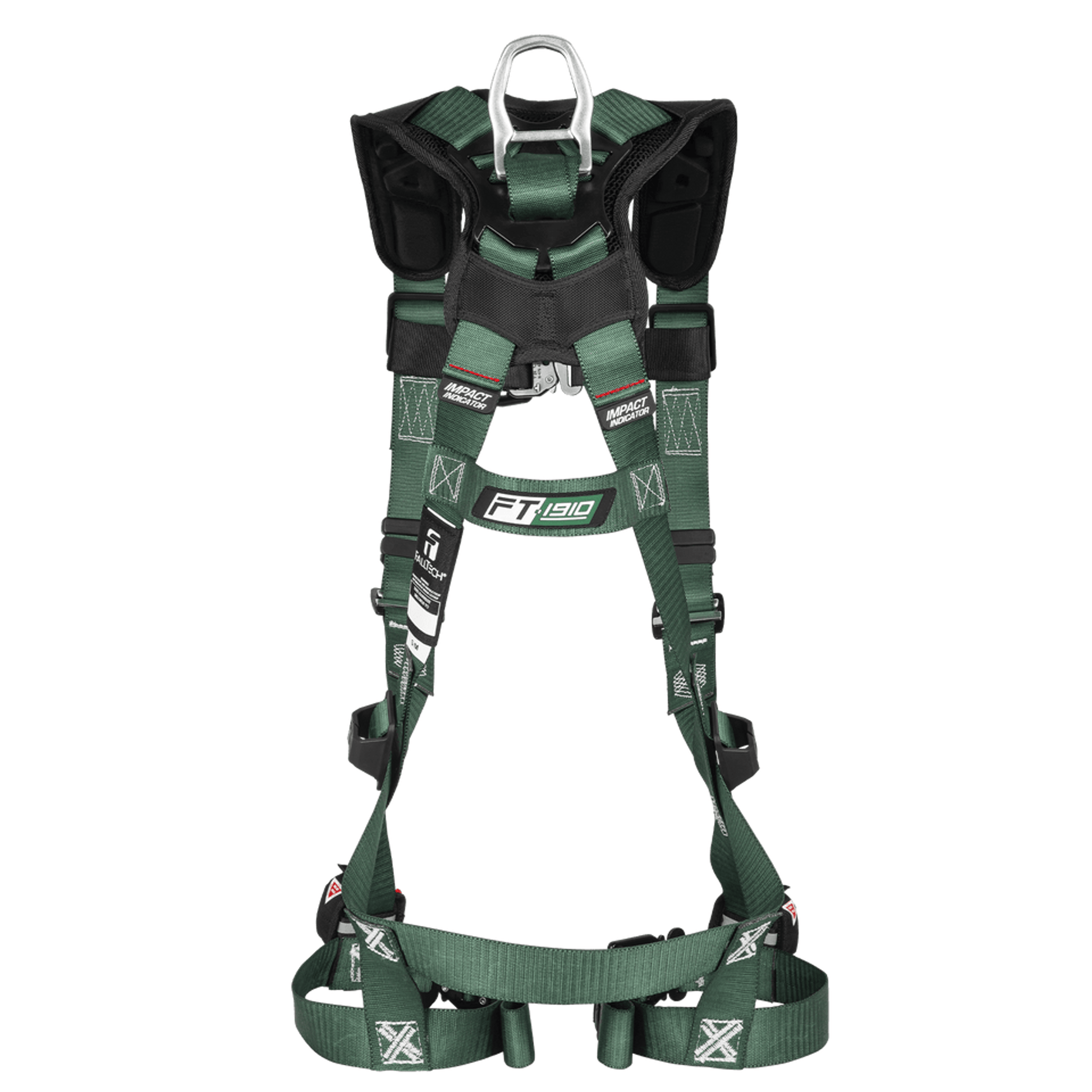 FallTech FT-1910 2D Climbing Non-Belted Harness - Quick-Connect Leg Adjustment - 1910FDQC