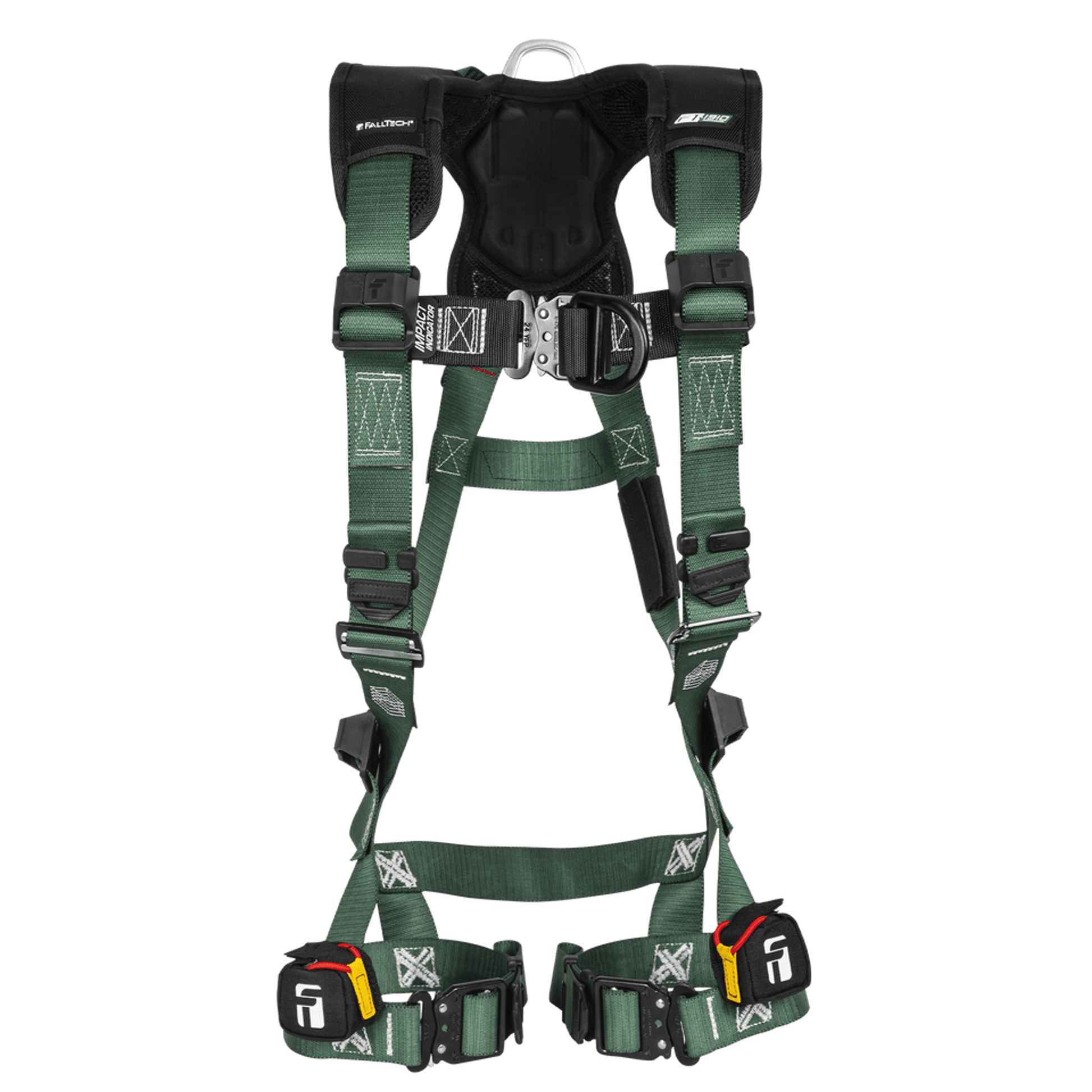 FallTech FT-1910 2D Climbing Non-Belted Harness - Quick-Connect Leg Adjustment - 1910FDQC