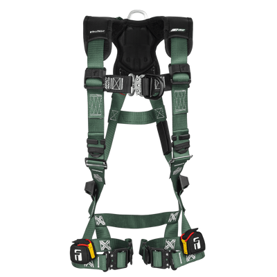 FallTech FT-1910 2D Climbing Non-Belted Harness - Quick-Connect Leg Adjustment - 1910FDQC