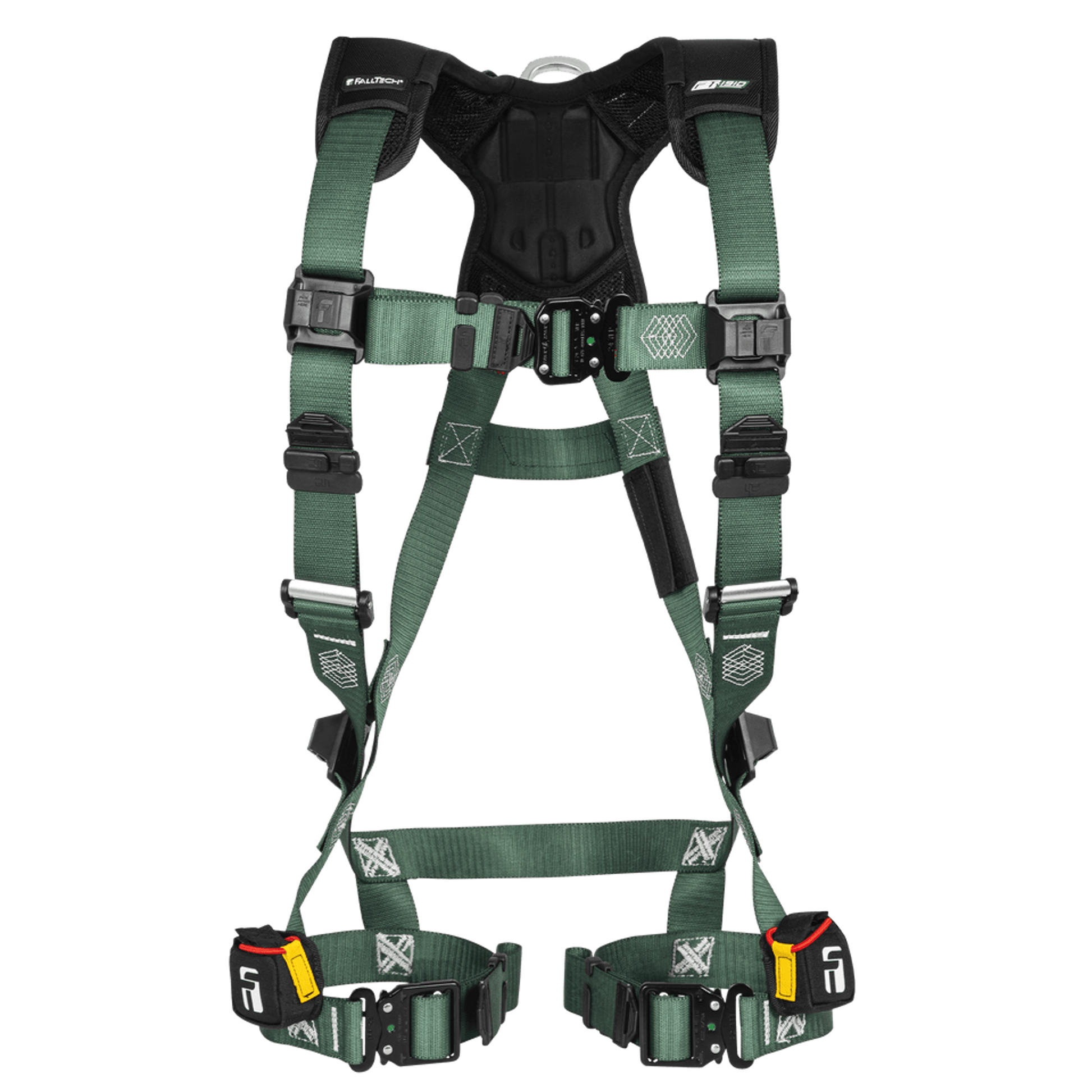 FallTech FT-1910 1D Standard Non-Belted Harness - Quick-Connect Leg Adjustment - 1910QC