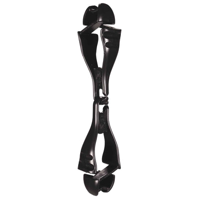 Ergodyne Squids 3400 Glove Clip Holder with Dual Clips - Black - Single