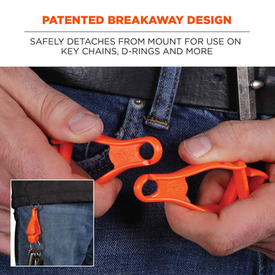 Ergodyne Squids 3400 Glove Clip Holder with Dual Clips