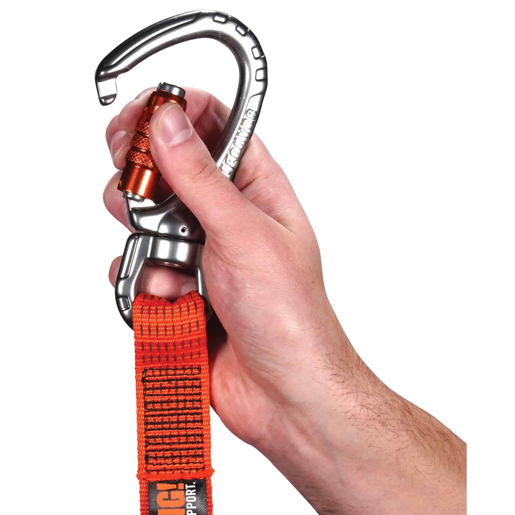 Ergodyne Squids 3149 Tool Lanyard - XL Locking Carabiner and Swivel Carabiner - 80lbs