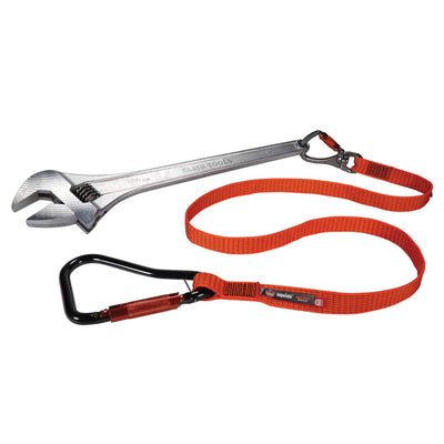 Ergodyne Squids 3149 Tool Lanyard - XL Locking Carabiner and Swivel Carabiner - 80lbs