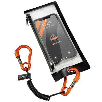 Ergodyne Squids 3166 Coiled Tool Lanyard with Dual Carabiners - 2lbs / 0.9kg