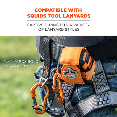 Ergodyne Squids 3171 Anchor Strap Belt Loop Attachment for Tool Tethering (2-pack) - 5lbs / 2.3kg