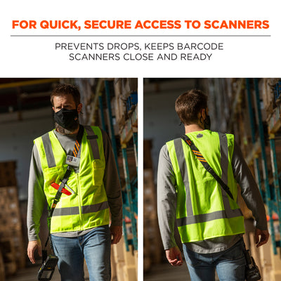 Ergodyne Squids 3137 Padded Barcode Scanner Sling Lanyard for Mobile Computers