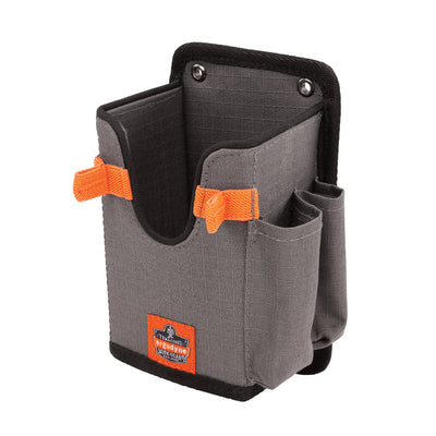 Ergodyne Squids 5543 Barcode Scanner Holder Mount for Gun Grip Mobile Computers - Fastener Straps - Gray - L