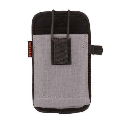 Ergodyne Squids 5544 Barcode Scanner Holster for Phone Size Mobile Computers - Belt Clip + Loops - Gray - L