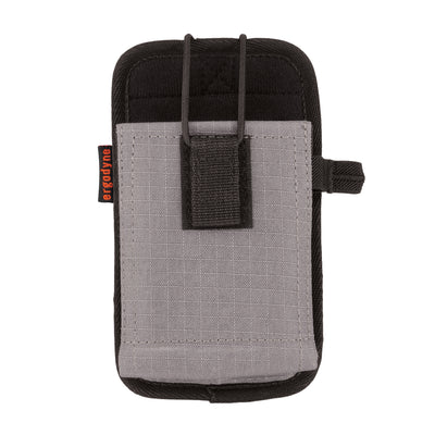 Ergodyne Squids 5544 Barcode Scanner Holster for Phone Size Mobile Computers - Belt Clip + Loops - Gray - L