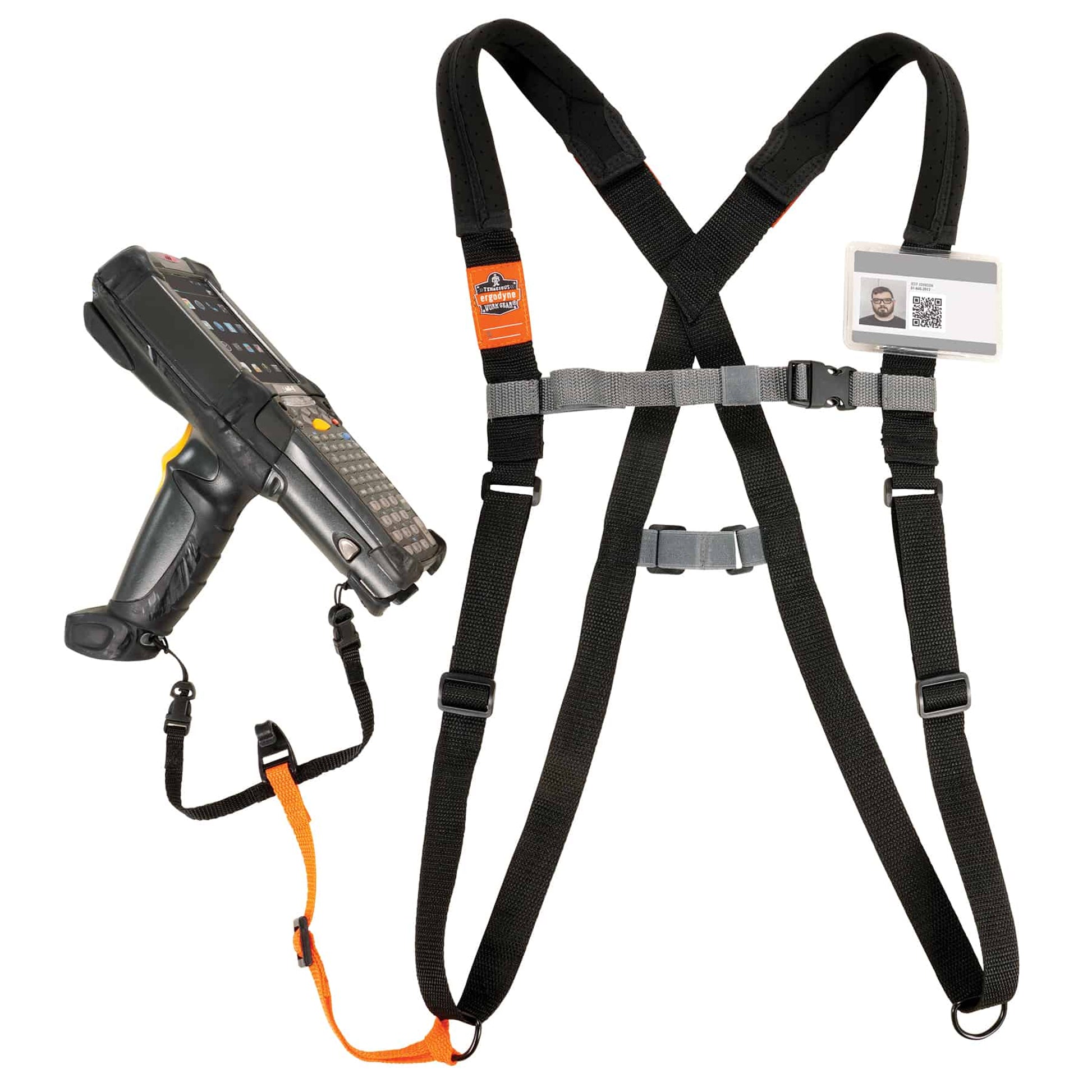 Peded Scanner Ergodyne Squids 3138 Padded Barcode Scanner Harness + Lanyard for Mobi ...