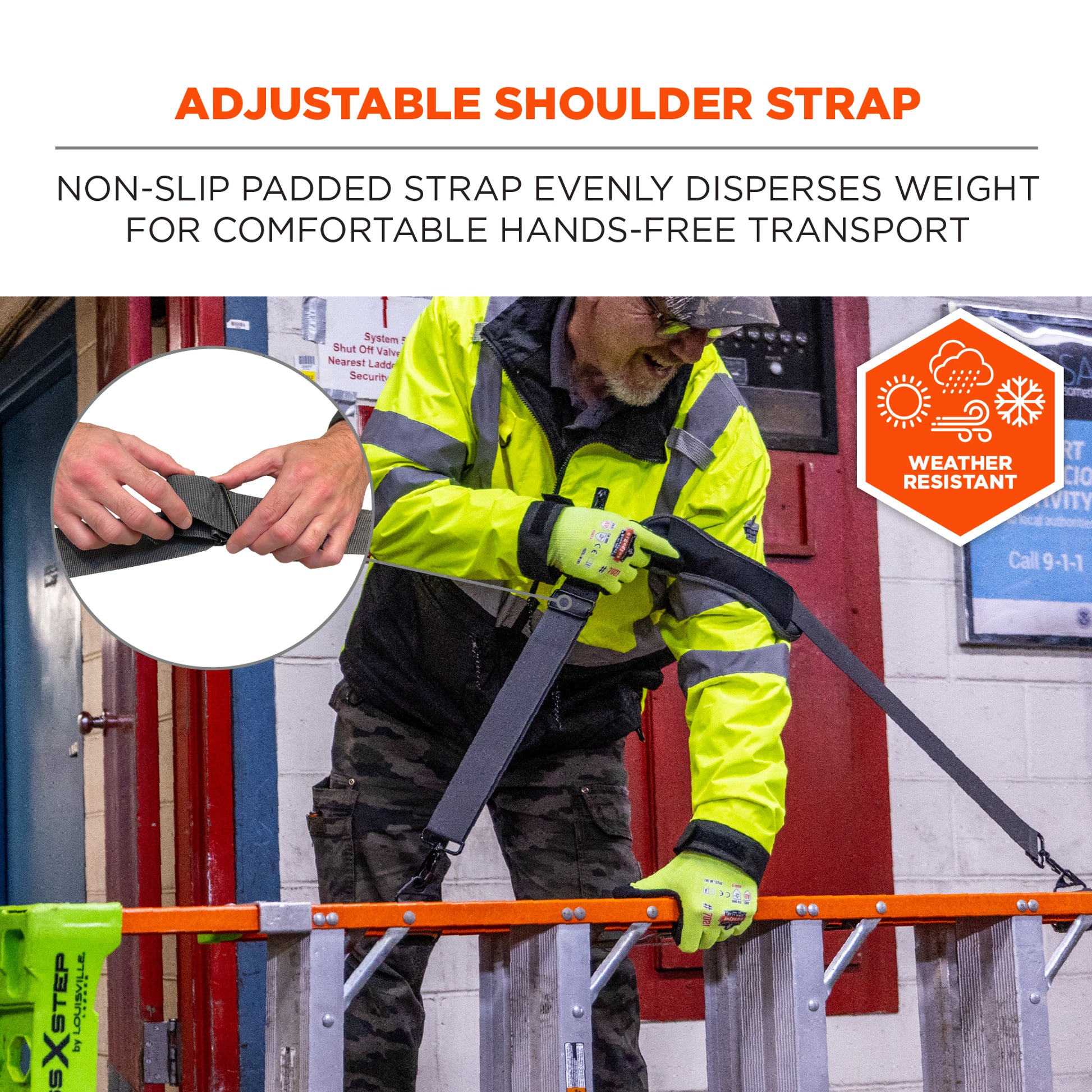 Ergodyne Arsenal 5302 Ladder Shoulder Lifting Strap