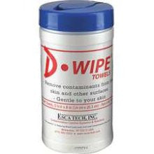 D-Wipe Skin Cleaning Lead Towels Canister WT070 - 1 Canister