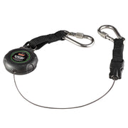 Ergodyne Squids 3000 Retractable Tool Lanyard - Dual Stainless-Steel Carabiners - 1lb