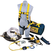 3M DBI-SALA Roofer's Fall Protection Kit - Horizontal Lifeline System - 7611904