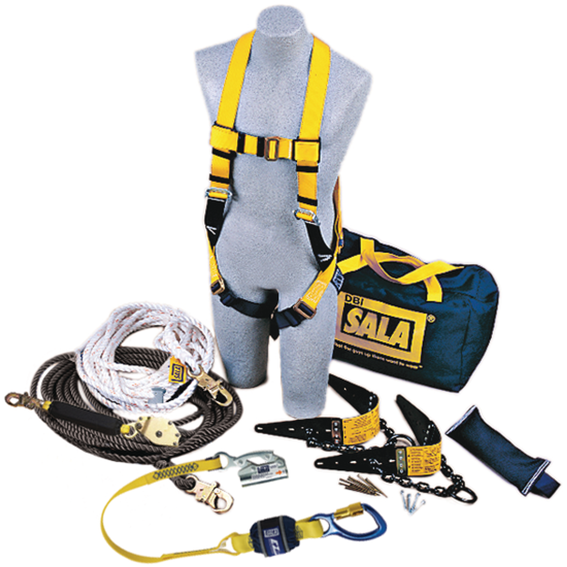 3M DBI-SALA Roofer's Fall Protection Kit - Horizontal Lifeline System - 7611904