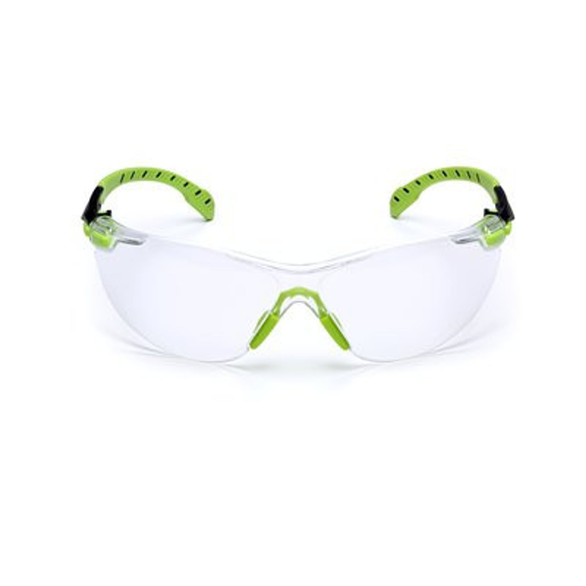 3M Solus 1000-Series, S1201SGAF, Green/Black, Clear Scotchgard Anti-fog lens 20 EA/Case