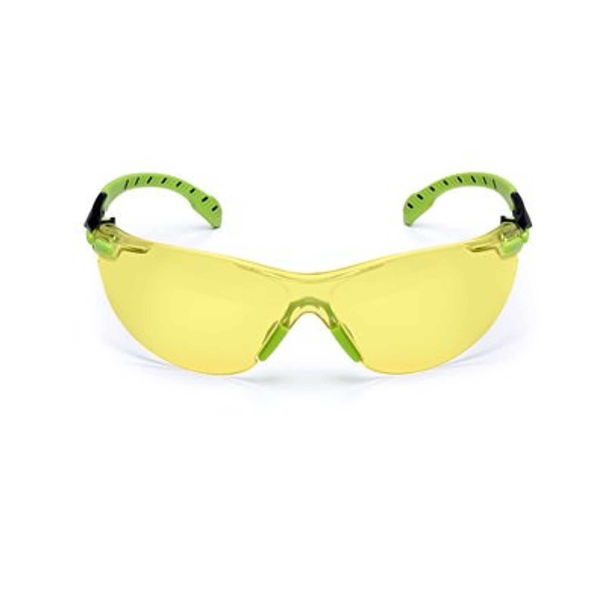 3M Solus 1000-Series S1203SGAF, Green/Black, Amber Scotchgard Anti-fog Lens 20 EA/Case