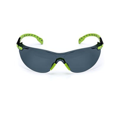 3M Solus 1000-Series S1202SGAF, Green/Black, Grey Scotchgard Anti-fog Lens 20 EA/Case