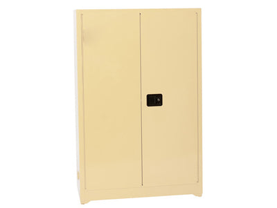 Justrite Flammable Liquid Safety Cabinet - 45 Gallon - 2 Shelves - 2 Door - Self Close - Beige - 4510XBEI