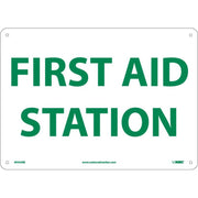 First Aid Station 10X14 Rigid Plastic