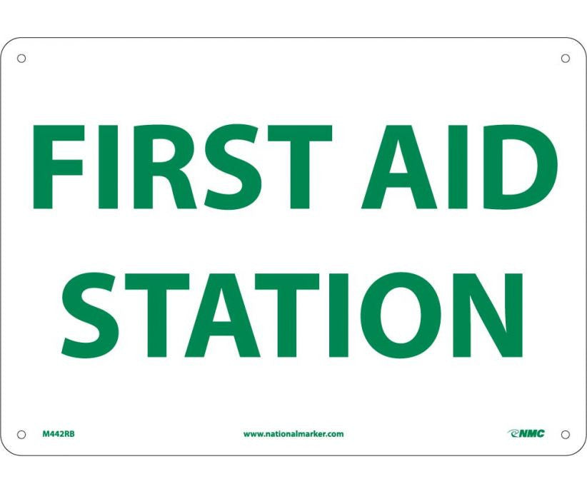 First Aid Station 10X14 Rigid Plastic