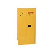Eagle Flammable Liquid Safety Cabinet - 60 Gallon 2 Shelves - 2 Door - Manual Close - Yellow - 1962X