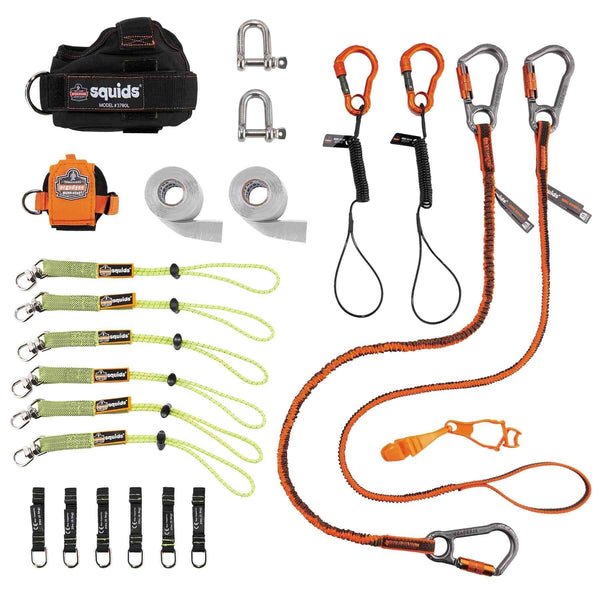 Ergodyne Squids 3186 Iron and Steel Worker's Tool Tethering Kit