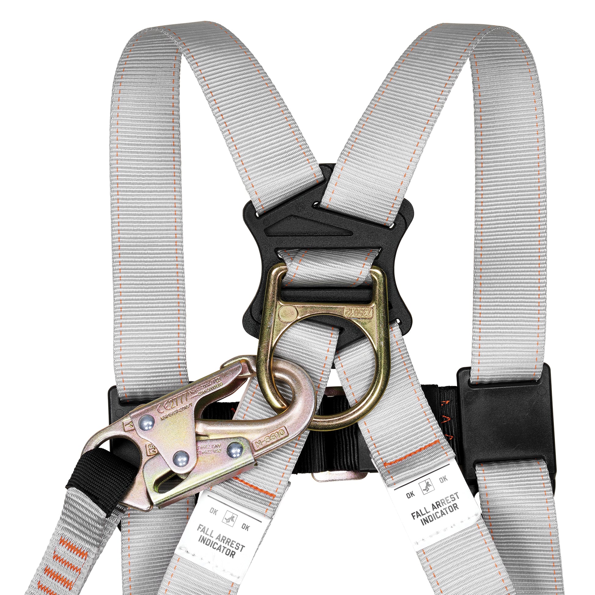 Ergodyne 3201 Harness + 4' Travel Restraint Lanyard 3197 + 3198