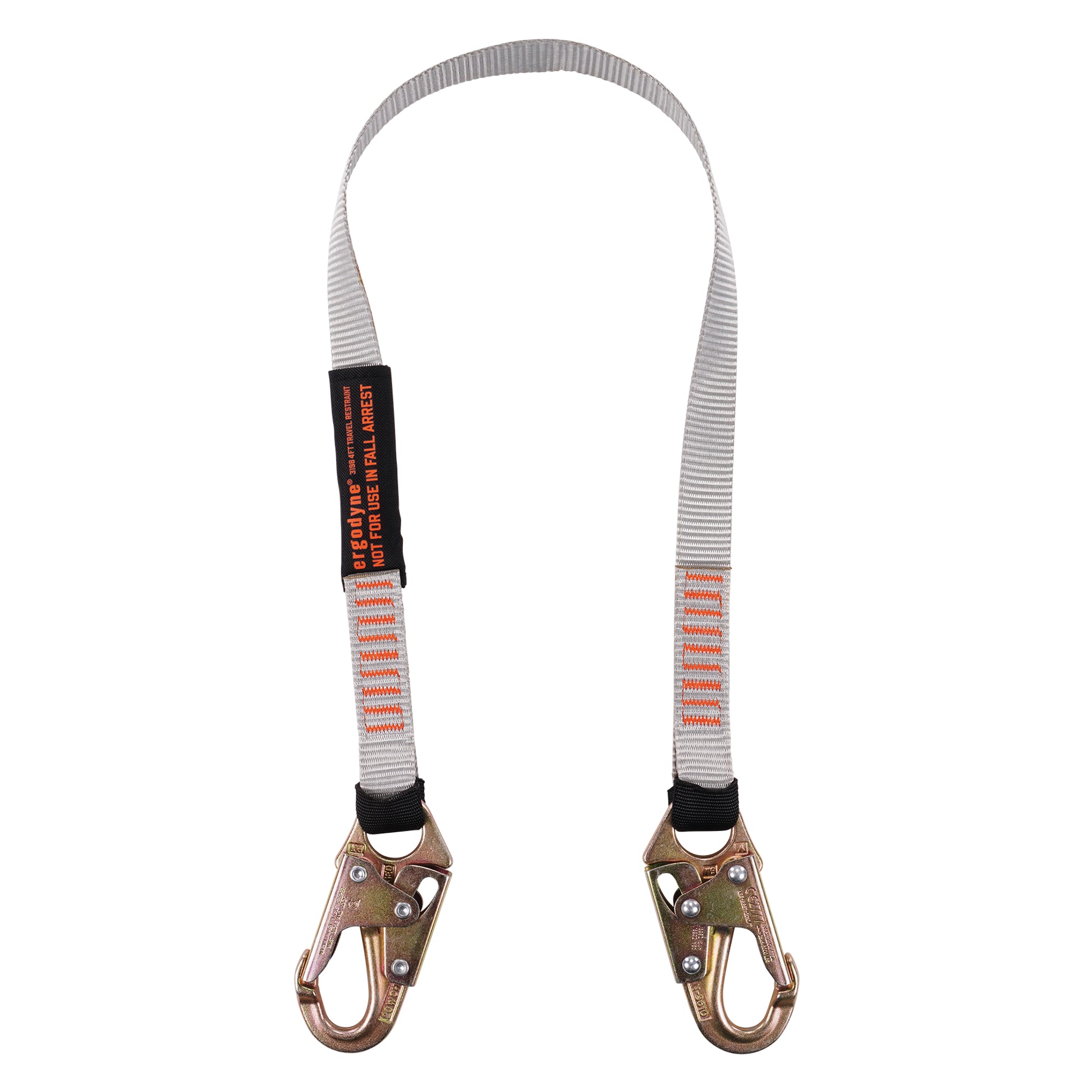Ergodyne 3201 Harness + 4' Travel Restraint Lanyard 3197 + 3198