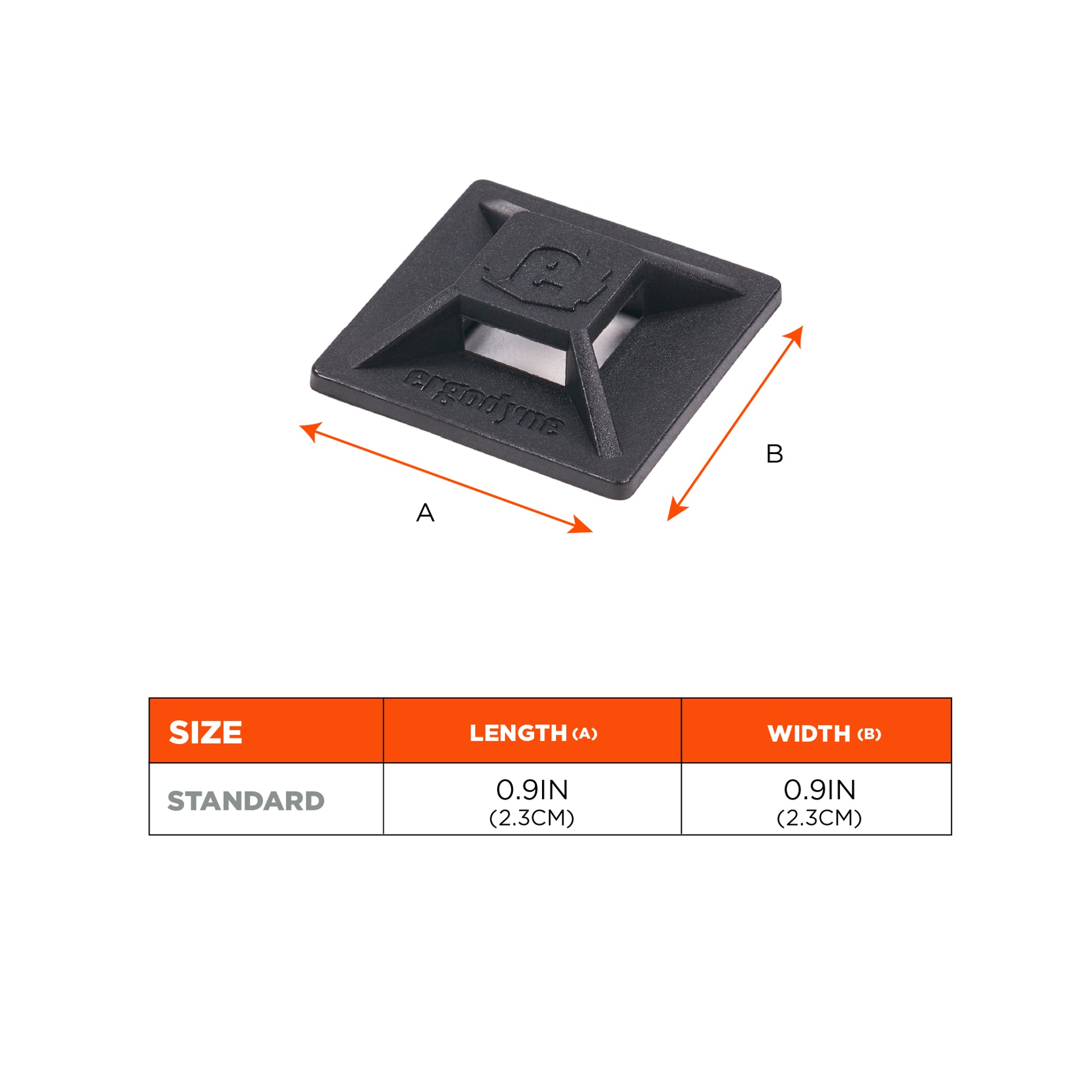 Ergodyne Squids 3701 Mini Adhesive Mount Replacements (10-pack) - 2lbs / 0.9kg