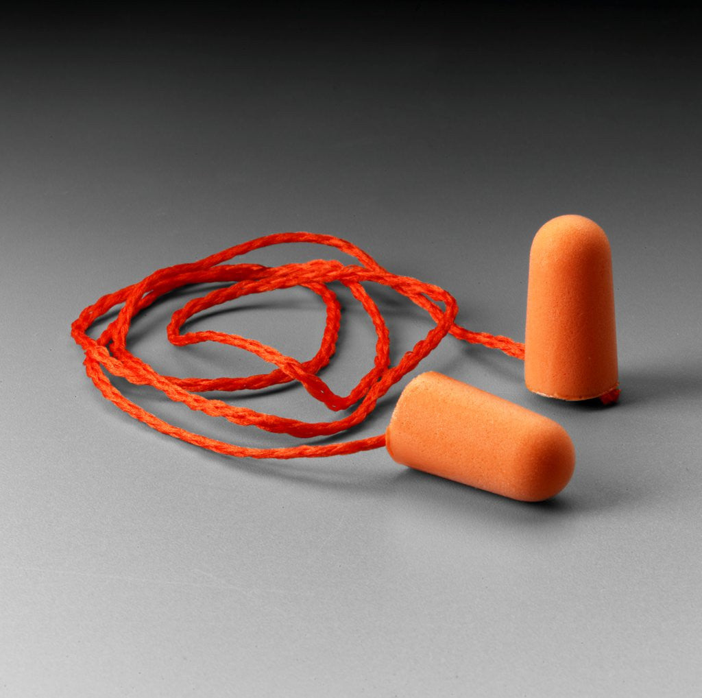3M Corded Foam Earplugs 1110 100/Box