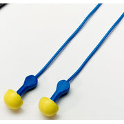 3M E-A-R EXPRESS Pod Plugs Corded Earplugs Blue Grips 311-1114, in Pillow Pack 400 EA/Case