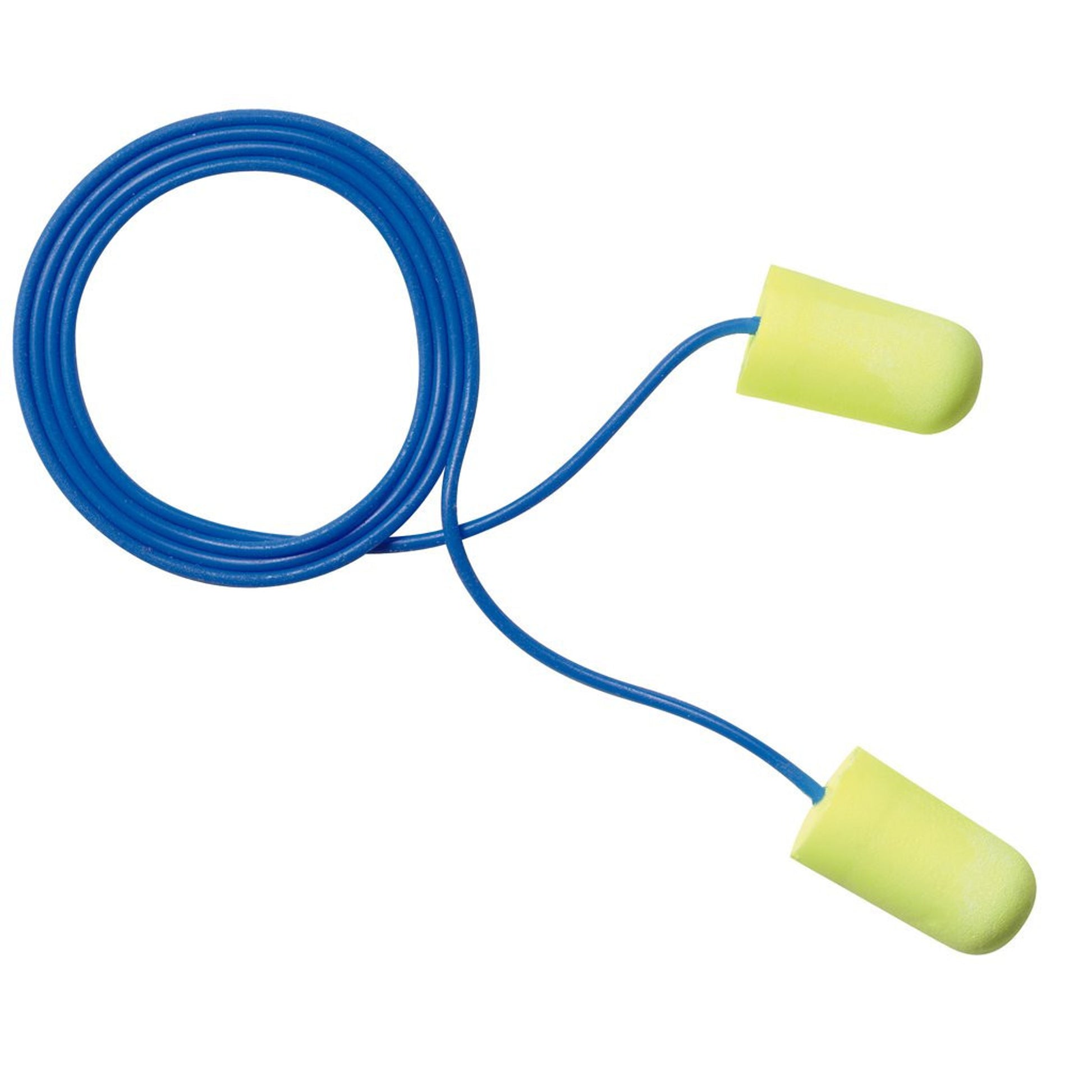 3M E-A-Rsoft Yellow Neons Corded Earplugs 311-1251, Large, in Poly Bag Large Size 2000 EA/Case
