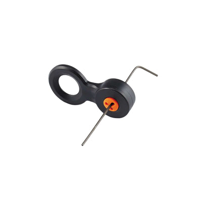Ergodyne Squids 3740 Hand Tool Attachment Trap - Slips - Black and Orange - S - 4-pack