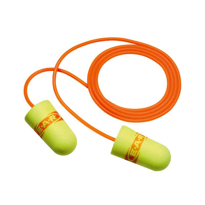 3M E-A-Rsoft SuperFit Corded Earplugs 311-1254 - 200 Pr/Box