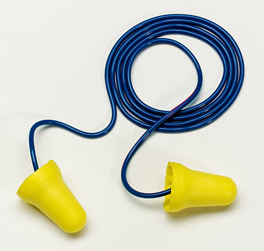 3M E-A-R E-Z-Fit Corded Earplugs 312-1222, in Poly Bag - 200/PAIR