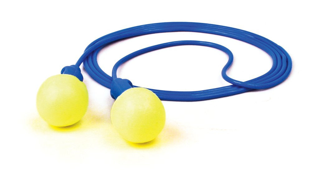3M E-A-R Push-Ins Corded Earplugs 318-1001, in Poly Bag 400 EA/Case