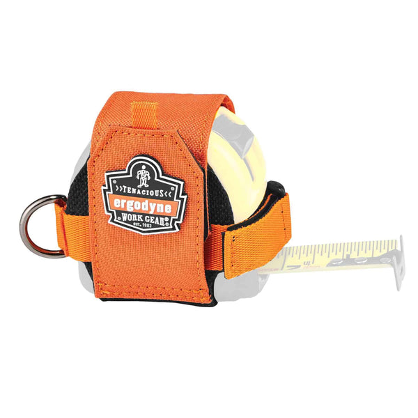 Ergodyne Squids 3770 Tape Measure Holder - Belt Clip - Orange - L